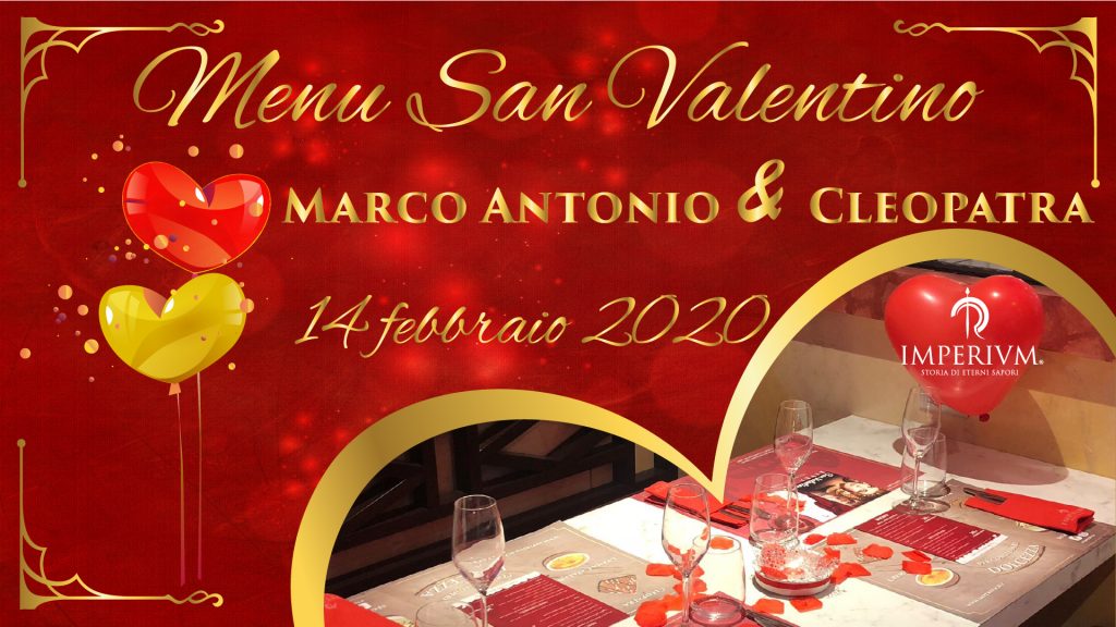 Menù San Valentino - Marco Antonio e Cleopatra - anteprima